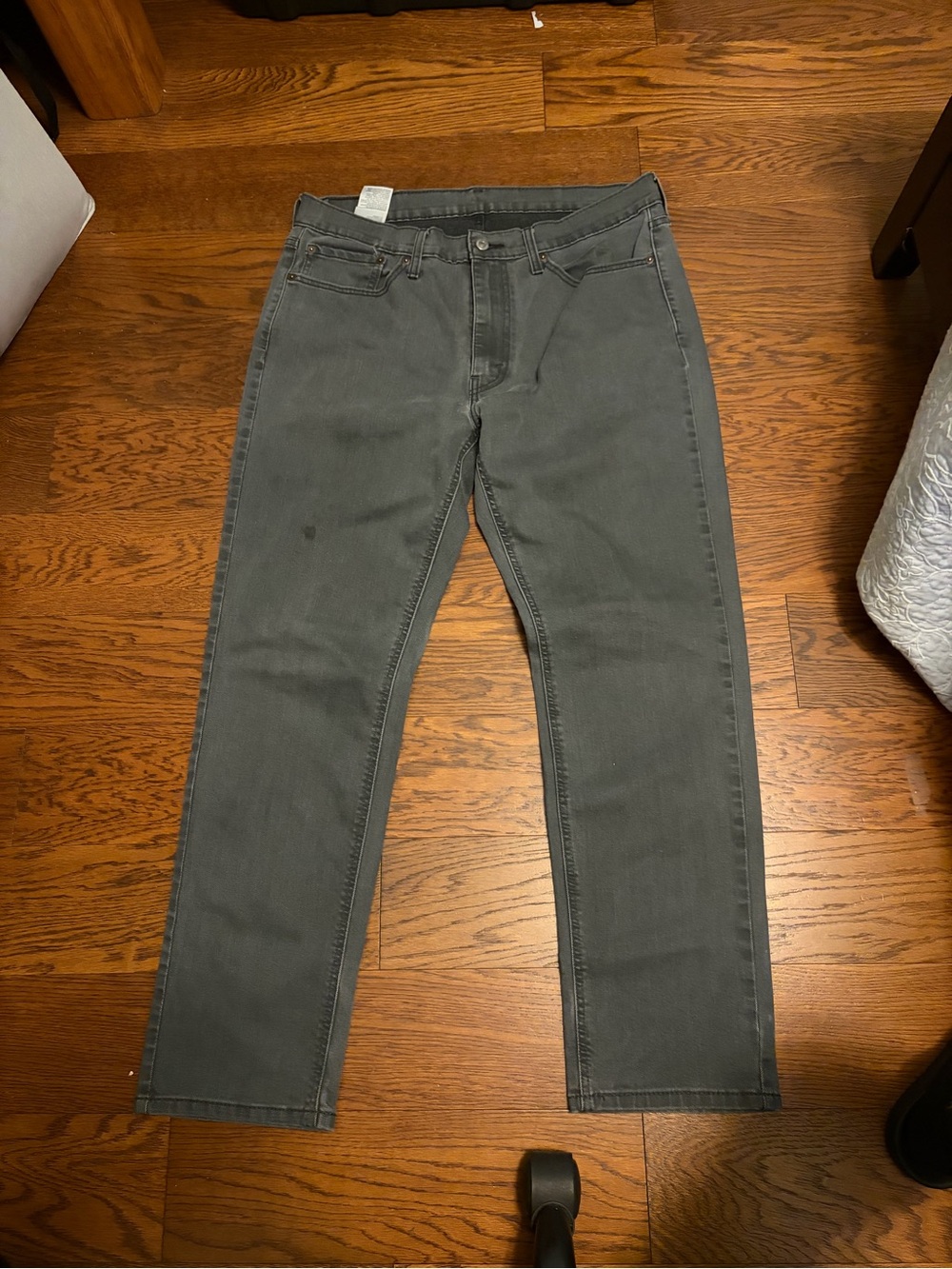 Levi's Men's Gray Straight Jeans - Classic Slim Straight Cut